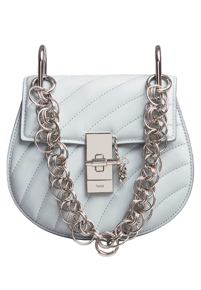 Chloé Drew Bijou Mini Crossbody Bag in Airy Grey