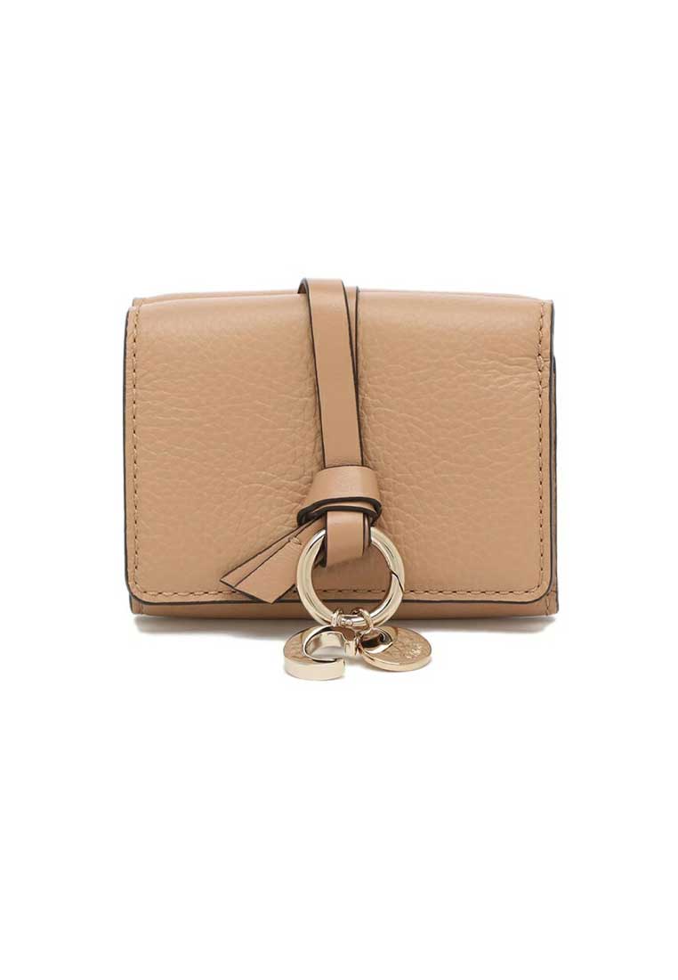 Chloé Alphabet Mini Trifold Wallet Light Tan CHC21WP946F57