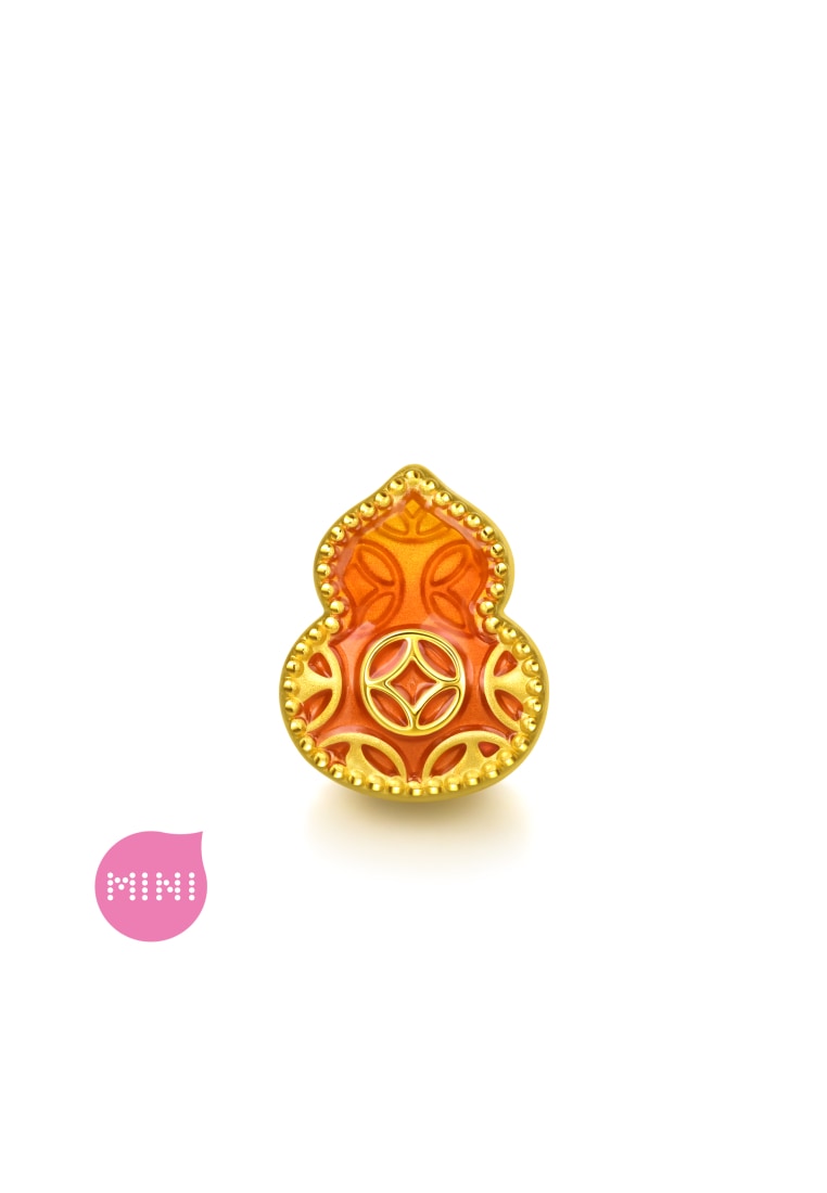 Chow Sang Sang 999 Gold Charme Fortune 'Hulu' Bottle-gourd  Charm for Women 96531C  [Bracelet not in