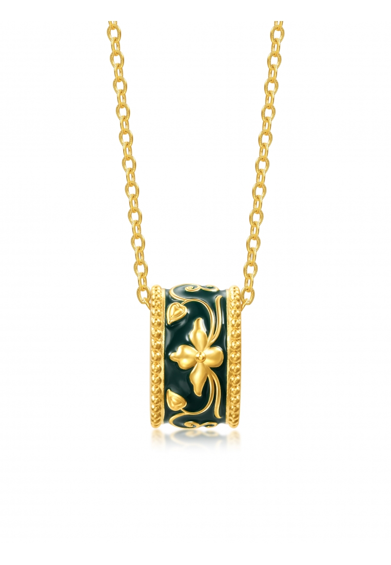 Chow Sang Sang 999 Gold Cultural Blessings Ethnic Element  Necklace for Women 95631U