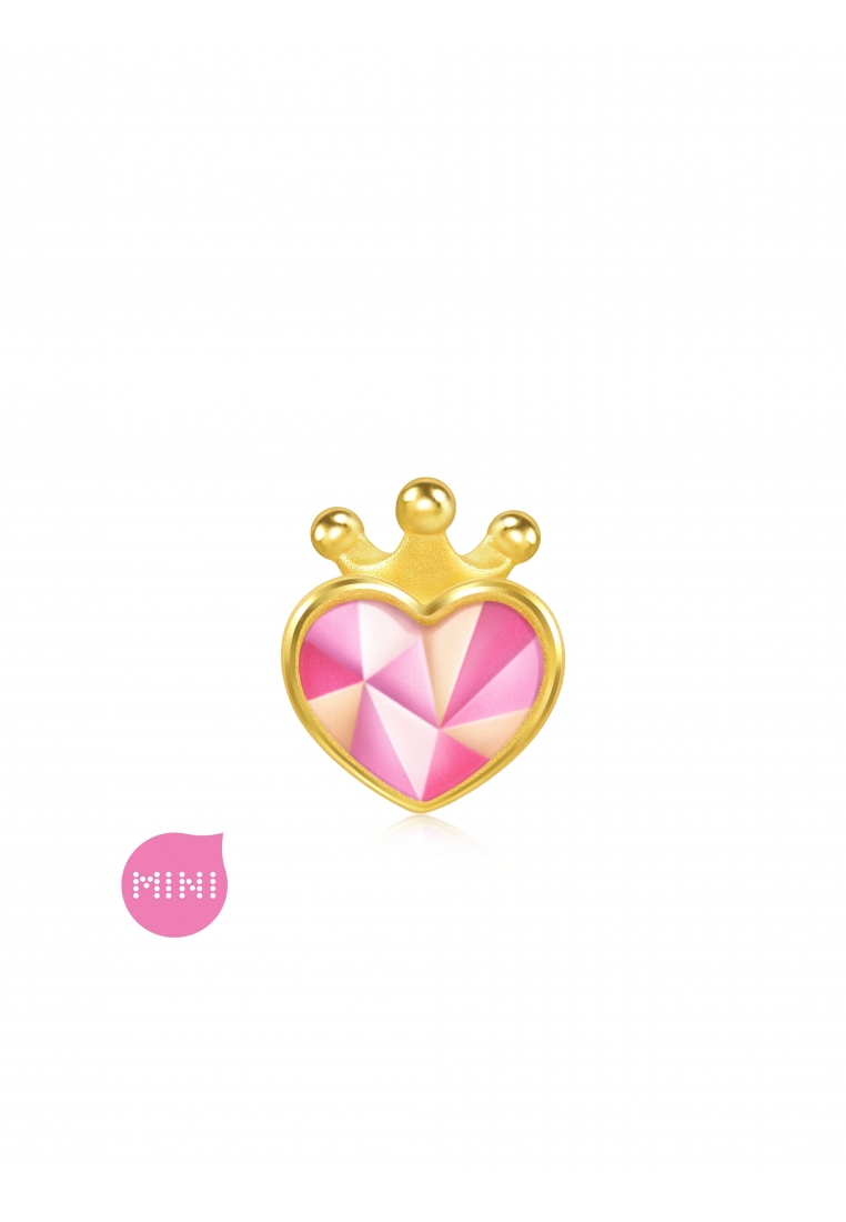 Chow Sang Sang 999 Gold Crown Charm for Women 93137C  [Bracelet not included]