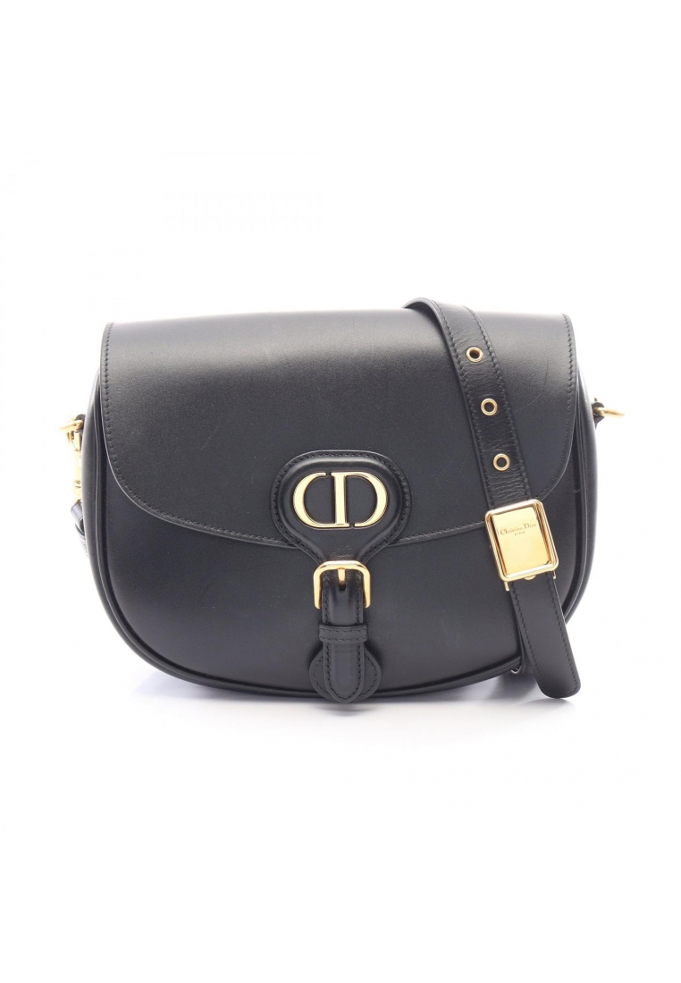 Christian Dior Pre-Loved Christian Dior DIOR BOBBY bag Medium Shoulder bag leather black