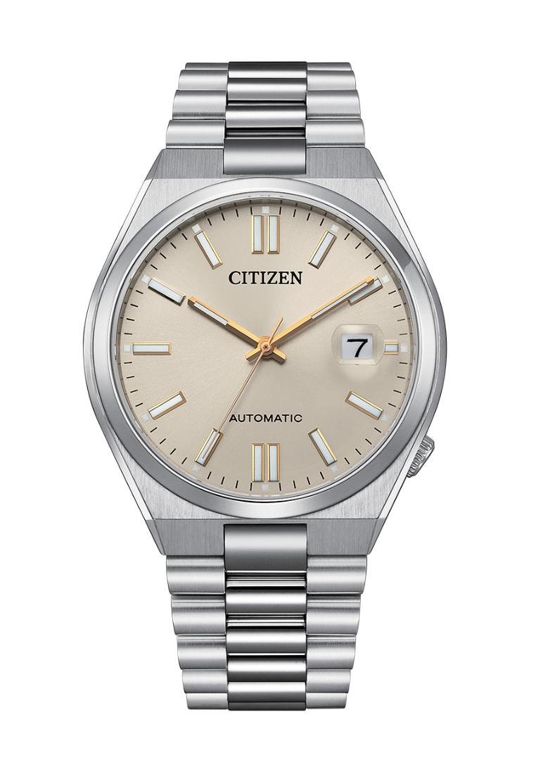Citizen Citizen TSUYOSA Collection Gold Hands & Indexes Champagne Dial Stainless Steel Band Mechanic
