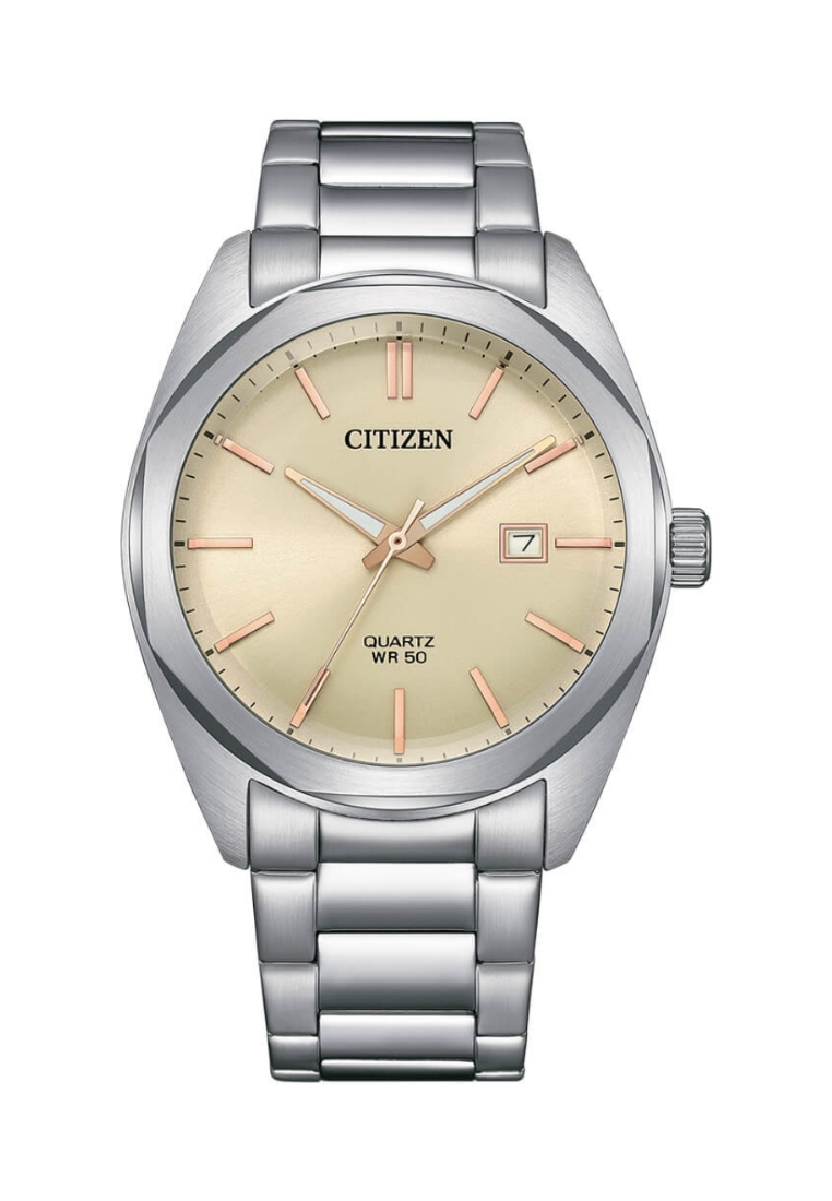 Citizen Citizen Hyperion Collection Quartz 3 Hands Ivory Dial Stainless Steel Band Analog Watch BI51