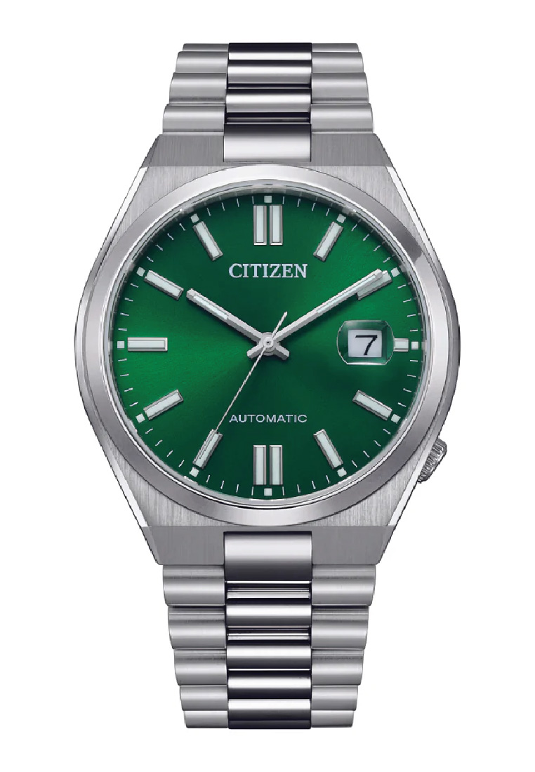 Citizen NJ0150-81X Tsuyosa Automatic Men Green Dial Watch - Analog, Stainless Steel Case & Band, 40mm Diameter, Sapphire Lens
