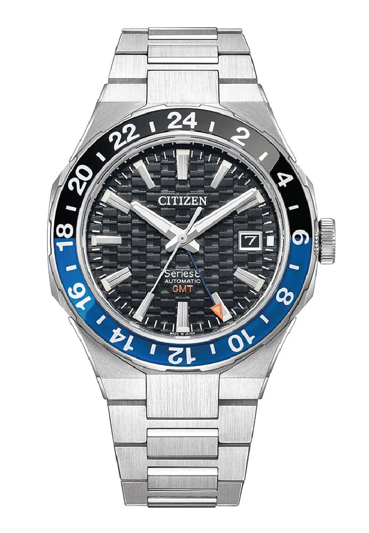 Citizen Citizen Series 8 800 Mechanical GMT Black Dial Watch NB6031-56E