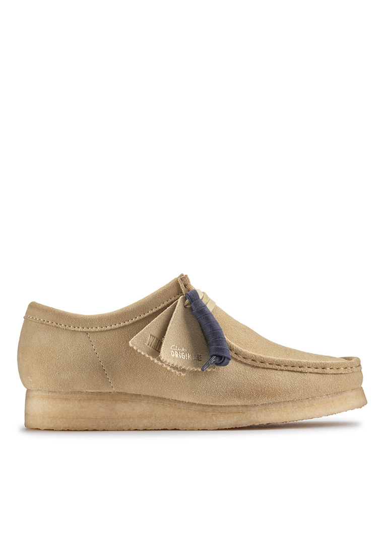 Clarks Mens Wallabee Shoes - Maple Suede