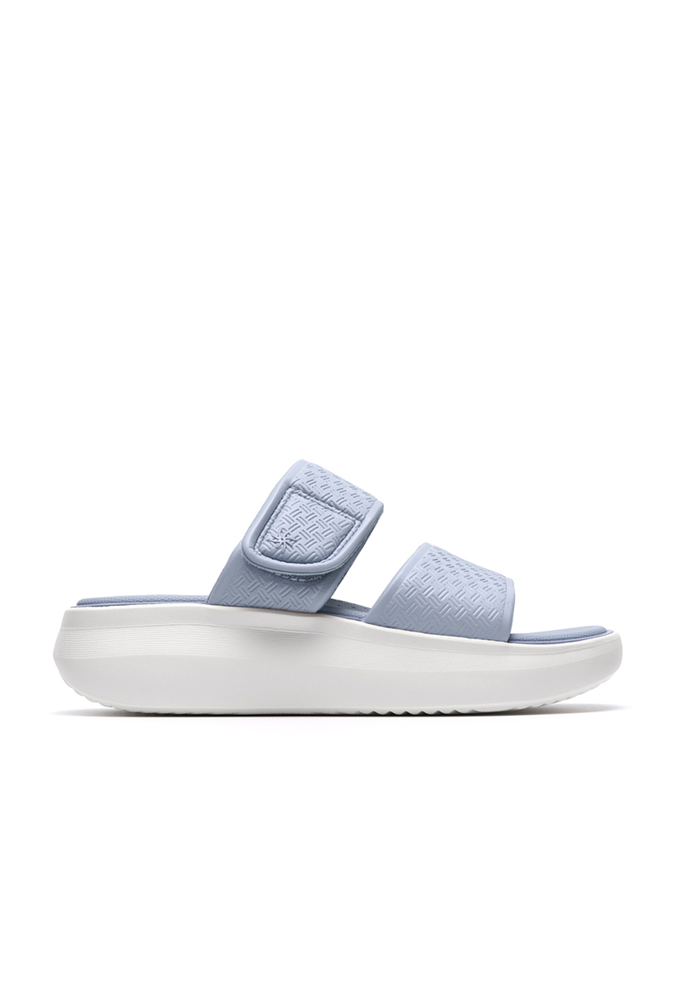 CLARKS Womens Solevana Star2 Wedges - Light Blue