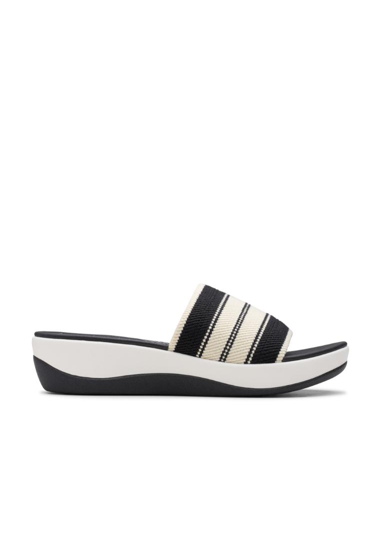 CLARKS Womens Arla Hollis 2 Wedges - Black Combi
