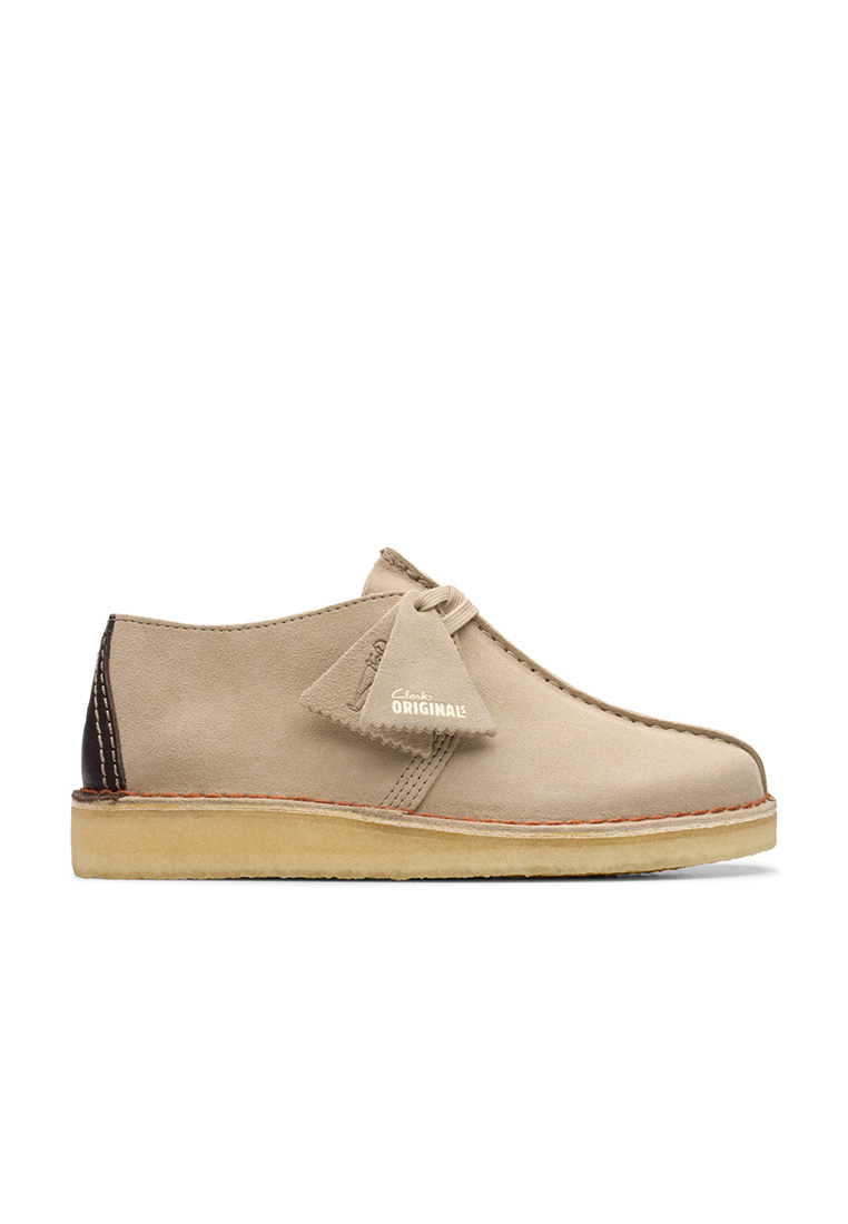 Clarks Mens Desert Trek Casual Shoes - Sand Suede