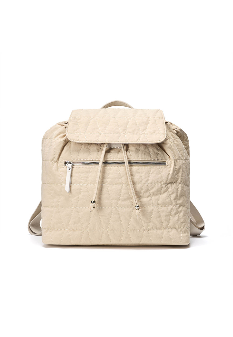 CLARKS Womens Drift Quilt Backpack - Stone
