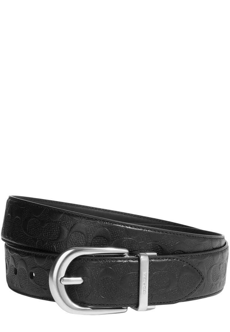 Coach Classic Buckle Cut To Size Reversible Belt 38 Mm in Black CF271