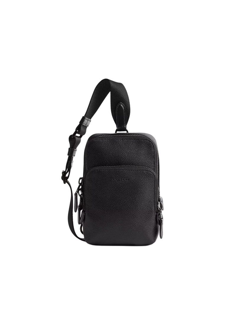 Coach Men's Gotham 13 Chest Bag in Black CR849