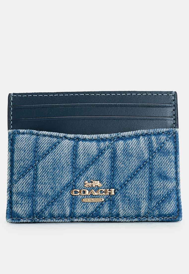 Coach Slim ID Card Case With Quilting