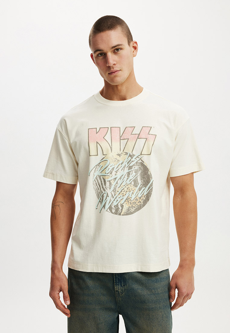 Cotton On Box Fit Premium Music T-Shirt