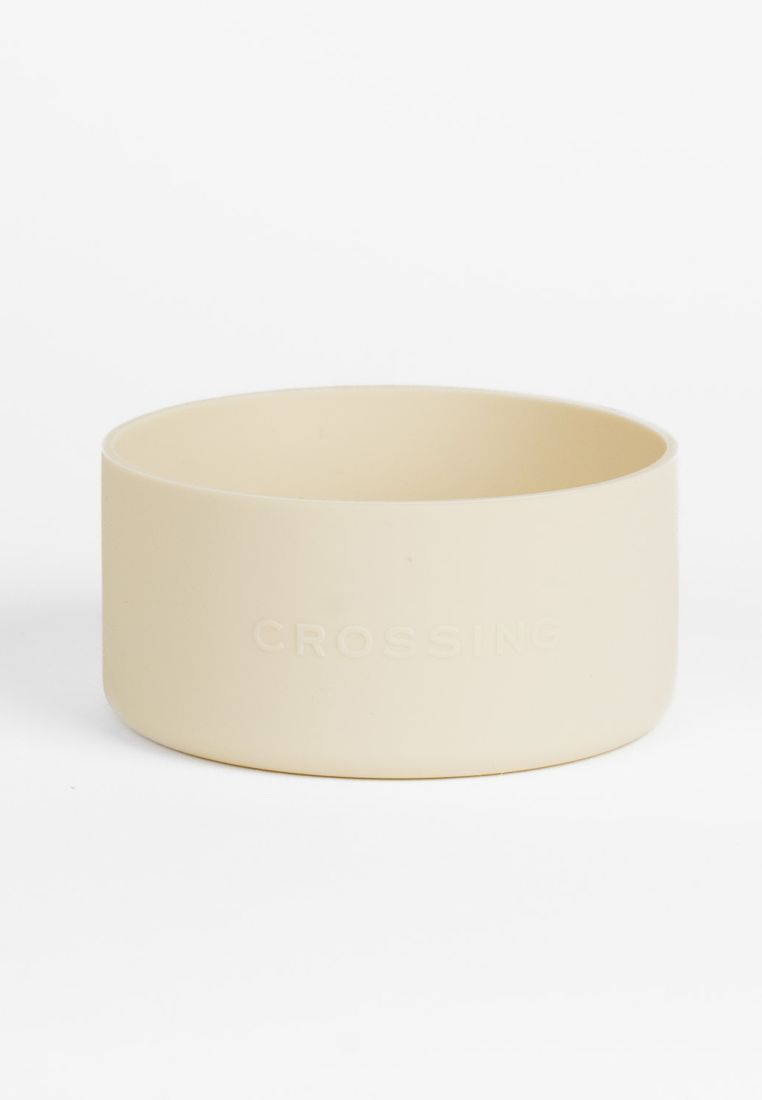 CROSSING Crossing Silicone Water Bottle Boot - Fits Diameter 9-9.5cm (1100ml) Blistered Pack - Cream
