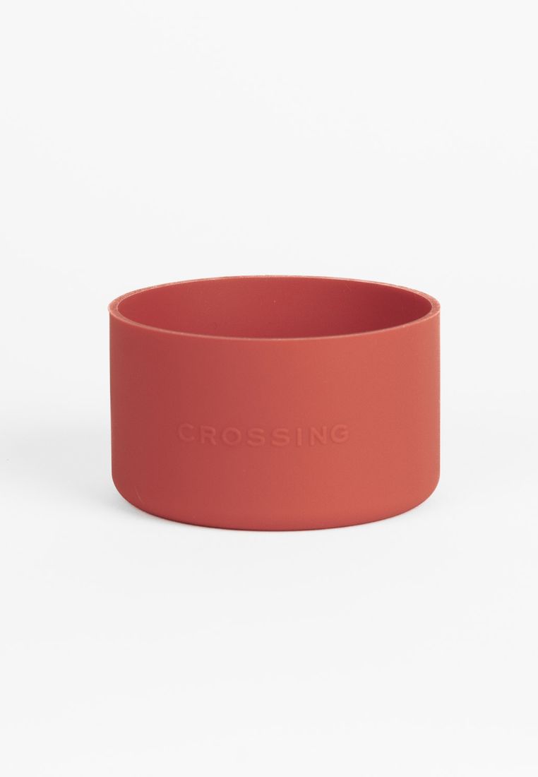 CROSSING Crossing Silicone Water Bottle Boot - Fits Diameter 7-7.5cm (550ml) Blistered Pack - Red