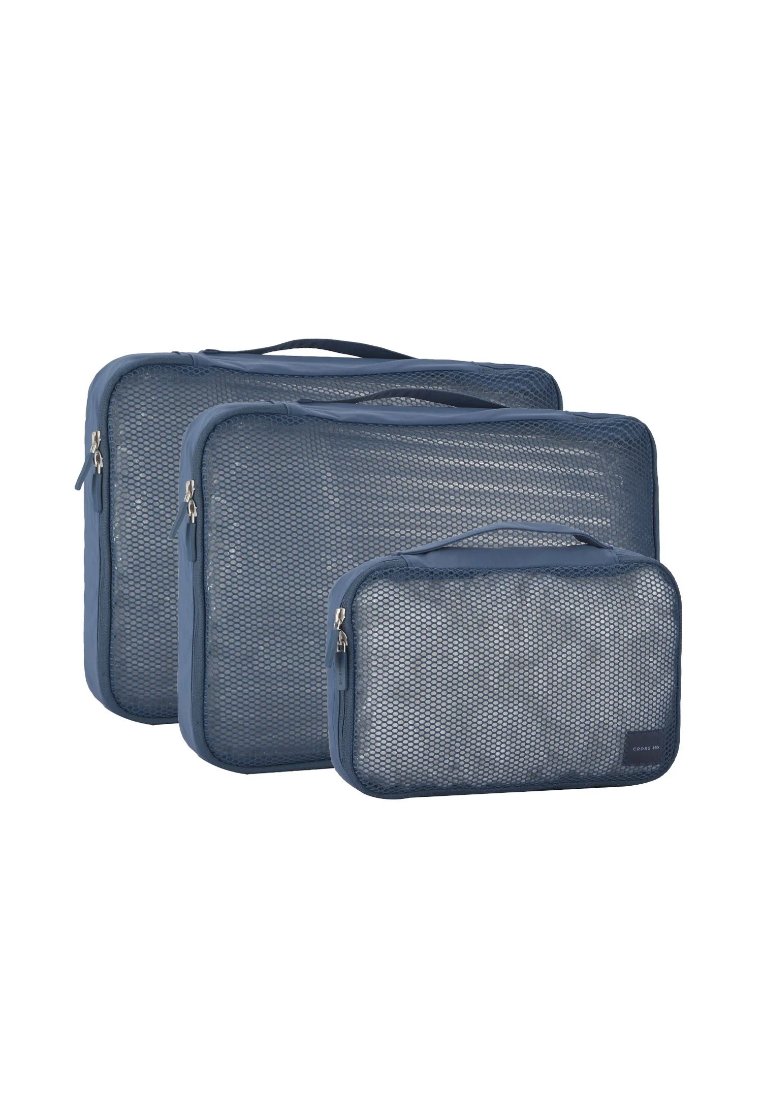 CROSSING Crossing Waterproof Ripstop Nylon Packing Cube Set (4-Piece Set) - Smoke Blue