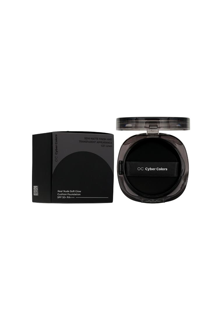 Cyber Colors Cyber Colors SPF50+PA++++Real Nude Soft Glow Cushion Foundation  (12g x 2)