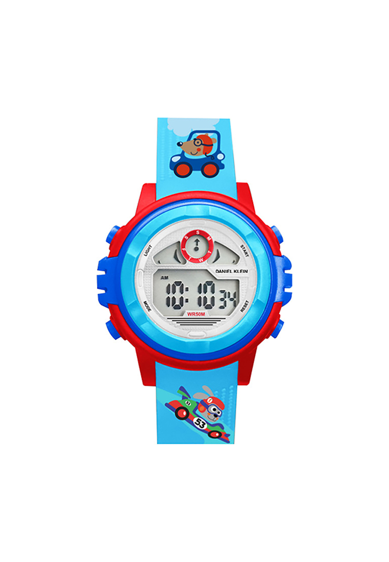 Daniel Klein Kids's Digital Watch DK.2266-5 Rubber Strap | 1 Year Official Warranty