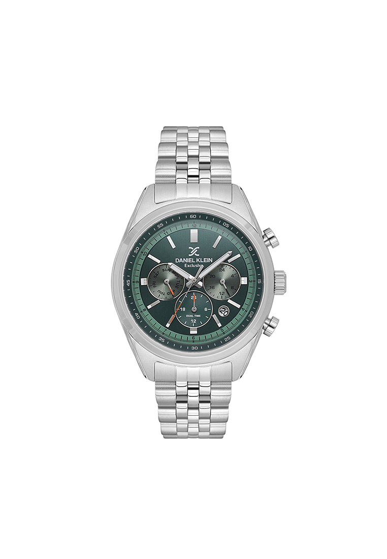 Daniel Klein Men's Chronograph Watch DK.1.13976-4 Stainless Steel Strap | 1 Year Official Warranty
