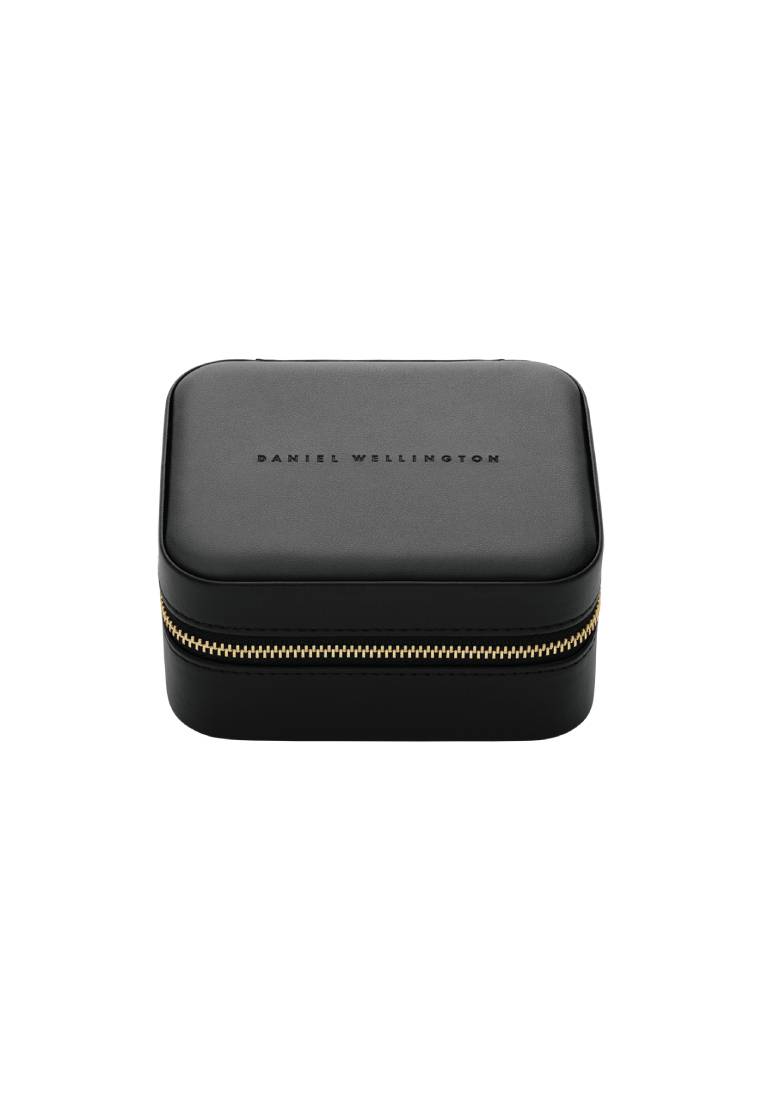 Daniel Wellington Leather Travel Jewelry Box - Multi Compartment Jewelry Storage Organizer, Holder f