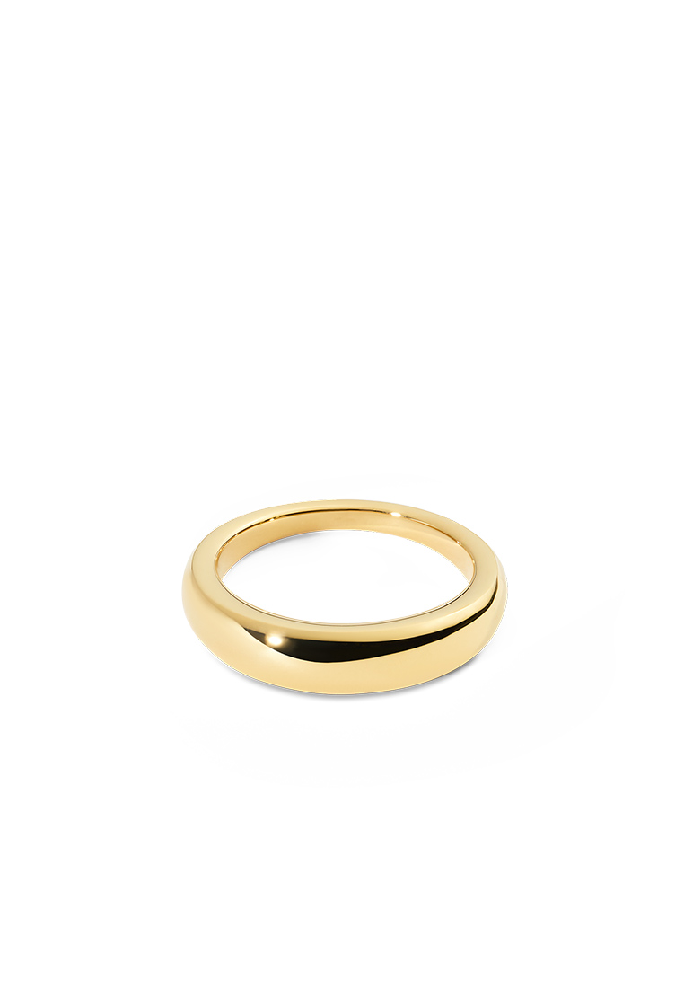 Daniel Wellington Flow Ring 5mm Gold - Unisex Ring for women and men stainless steel Ring DW Officia