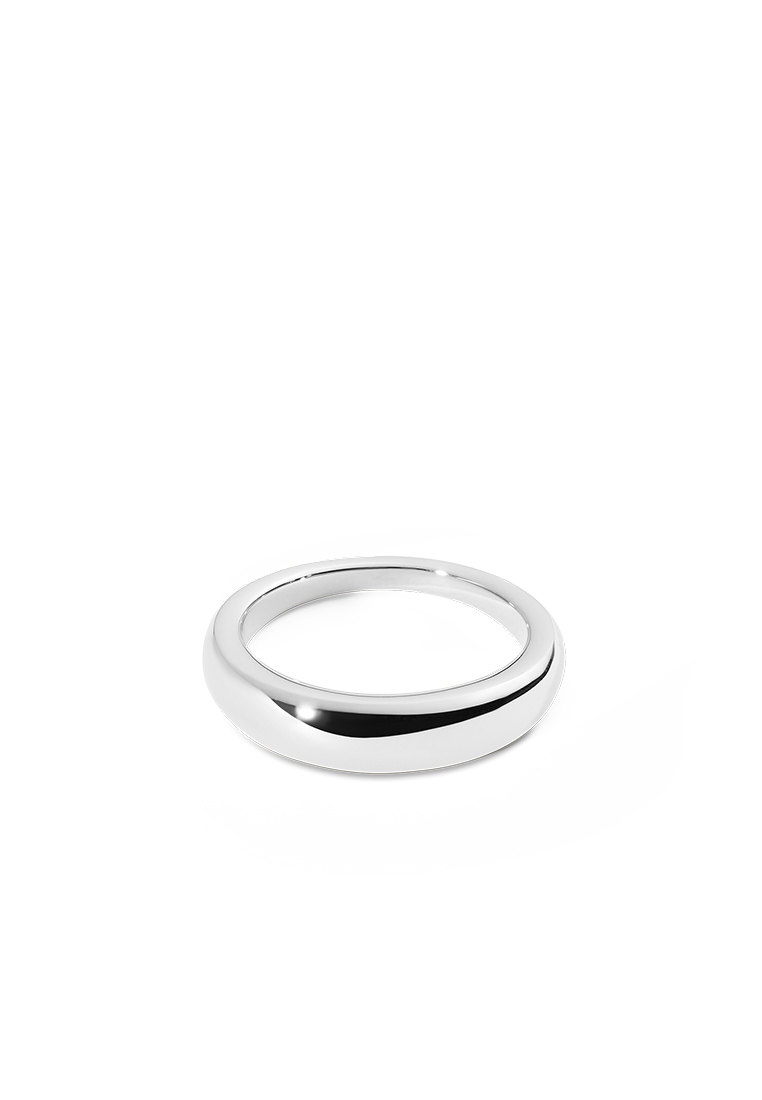 Daniel Wellington Flow Ring 5mm Silver - Unisex Ring for women and men stainless steel Ring DW Offic