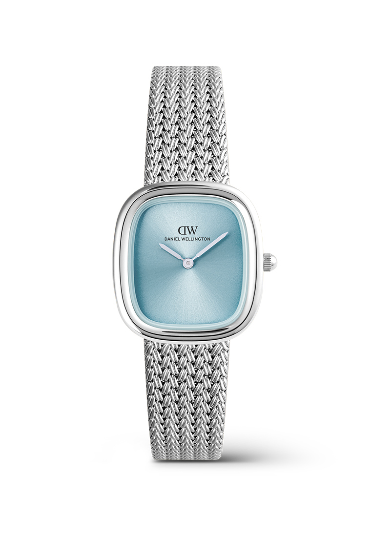 Daniel Wellington Margot Braided Mesh Ice-Blue Silver - Women Watch Stainless Steel Strap DW Officia