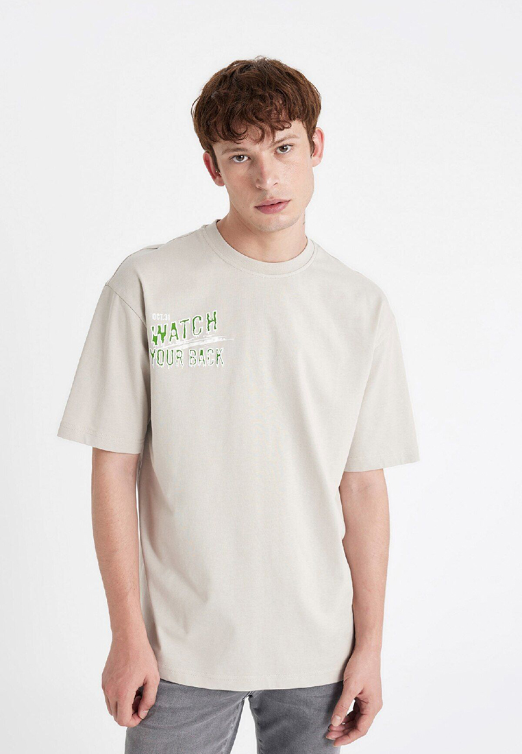 DeFacto Oversize Printed T-Shirt