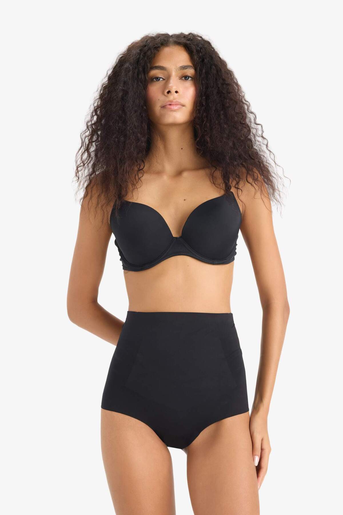 DeFacto Skin Color High Waist Slip Corset-Fall in Love E4742Ax25Sm