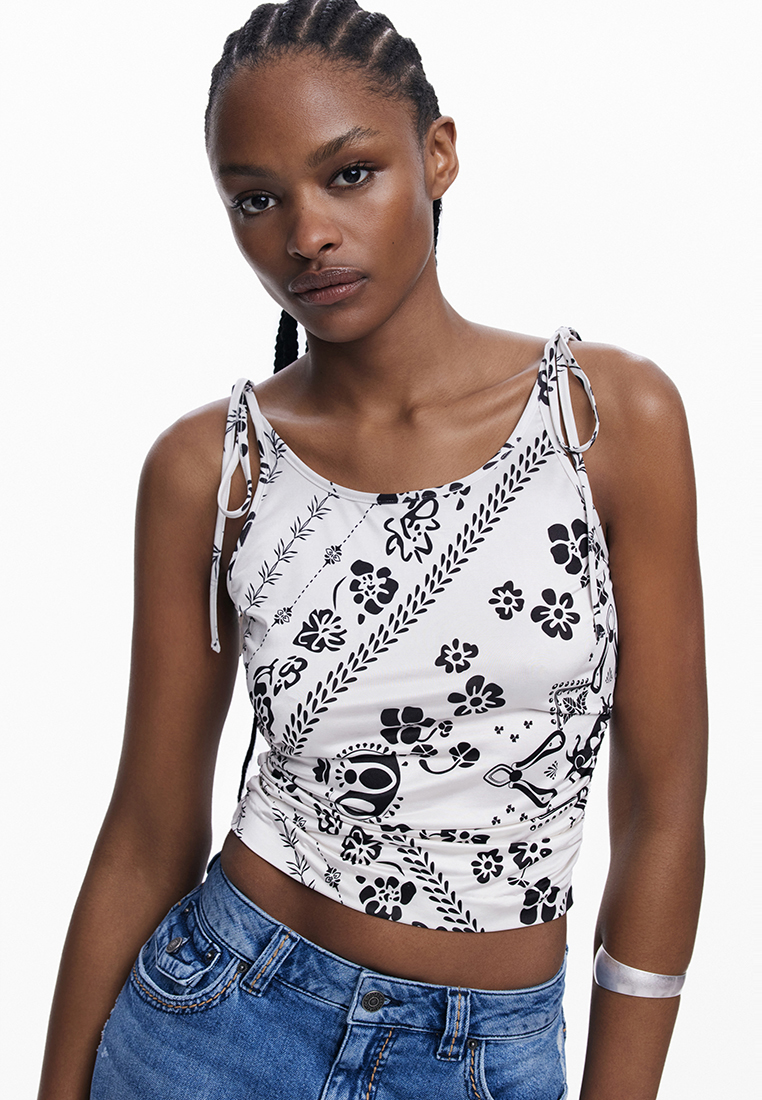 Desigual Bandana tank top