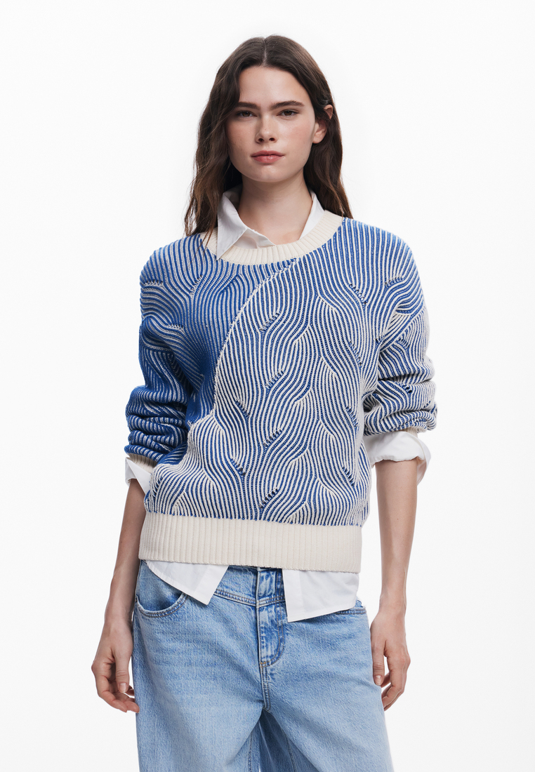 Desigual Rib-knit sweater