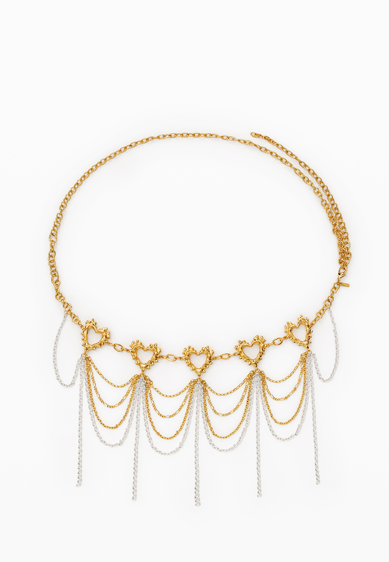 Desigual Gold chain belt