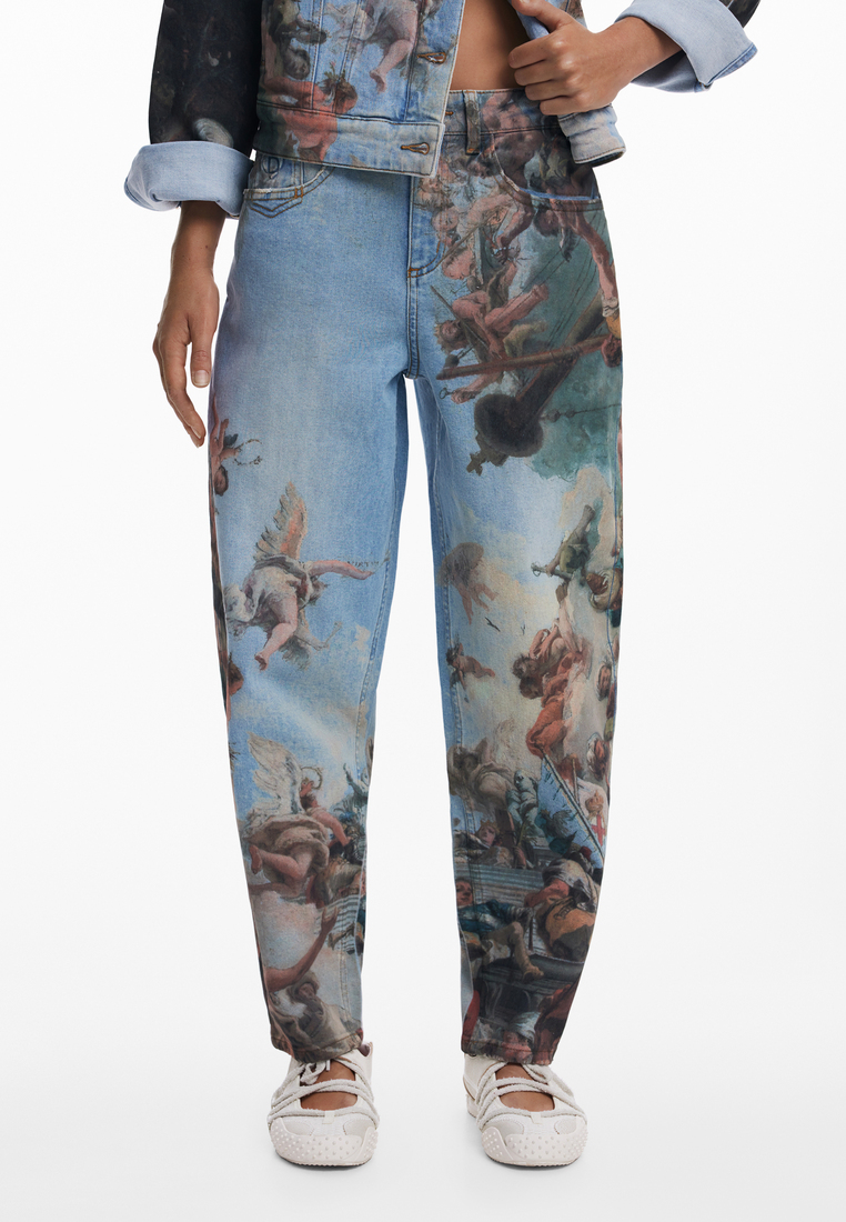 Desigual Fresh denim pants for women I Desigual.com