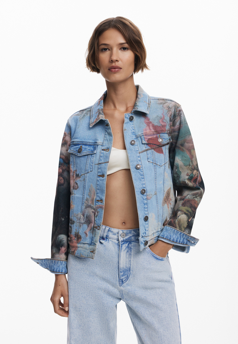 Desigual Fresh denim jacket for women I Desigual.com