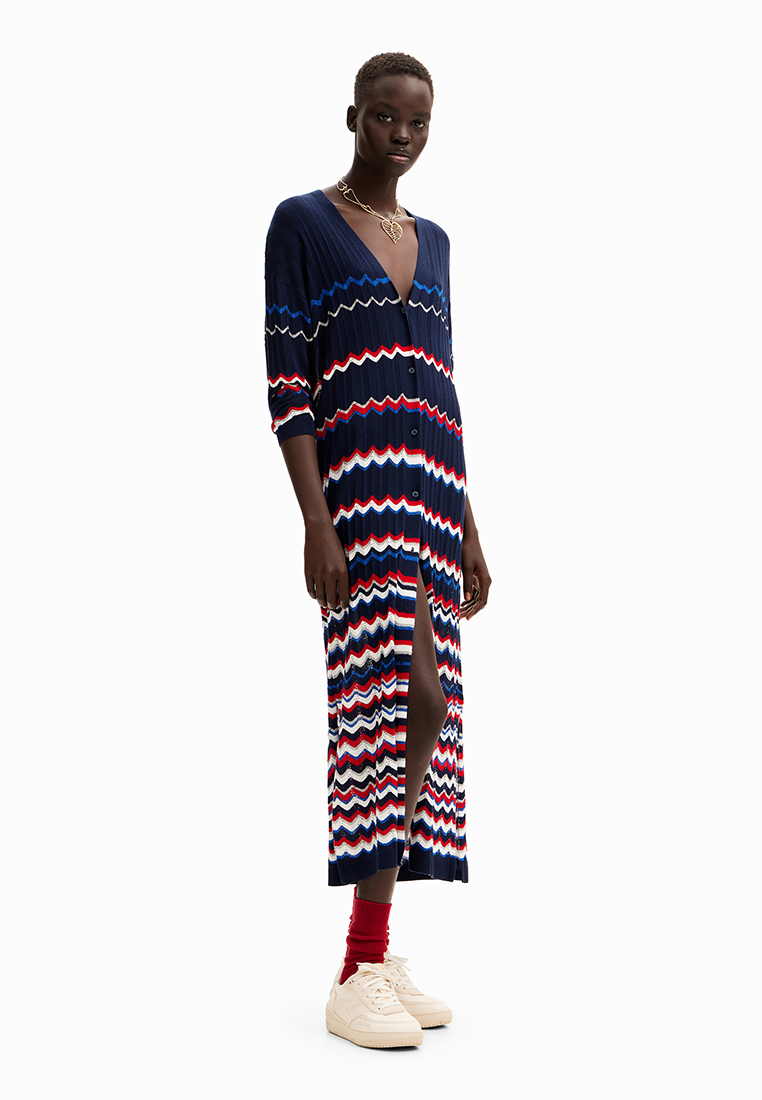 Desigual Desigual Woman Wave midi jacket.