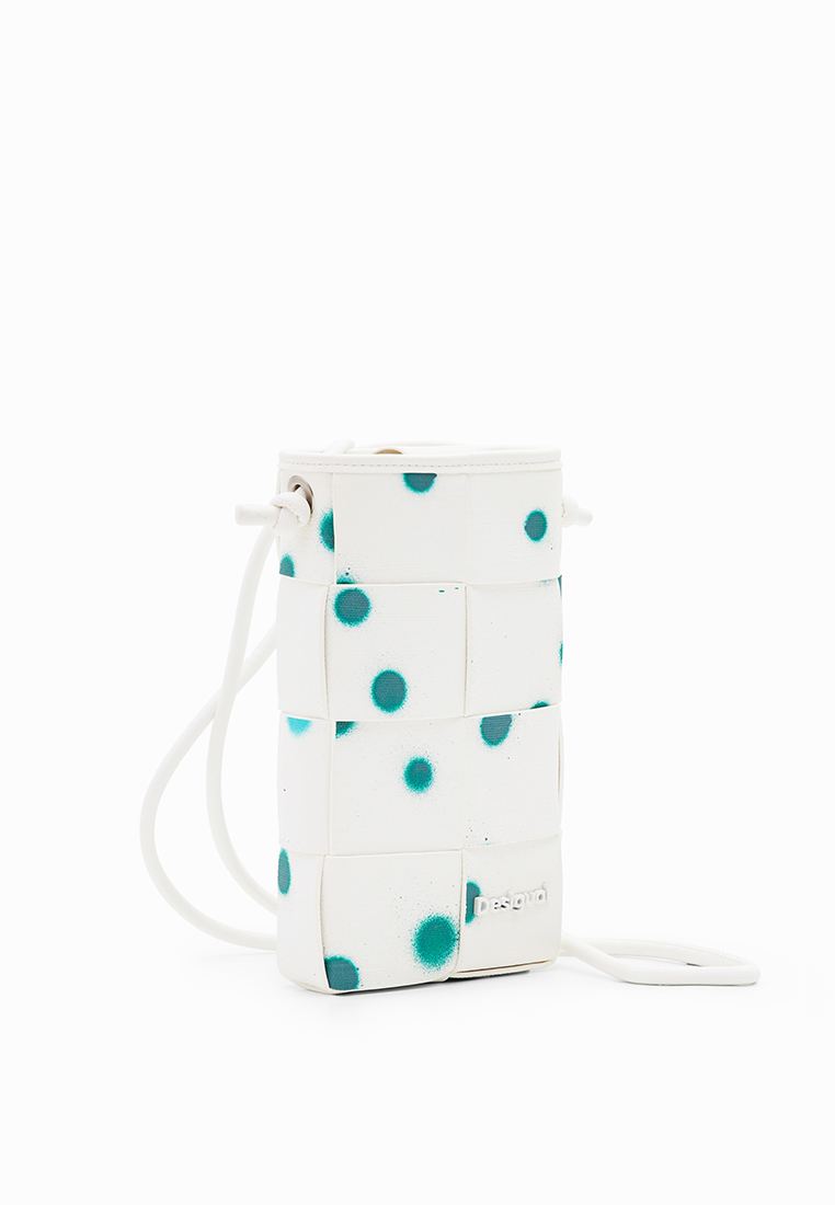 Desigual Desigual Woman Accessories L woven droplets phone pouch.