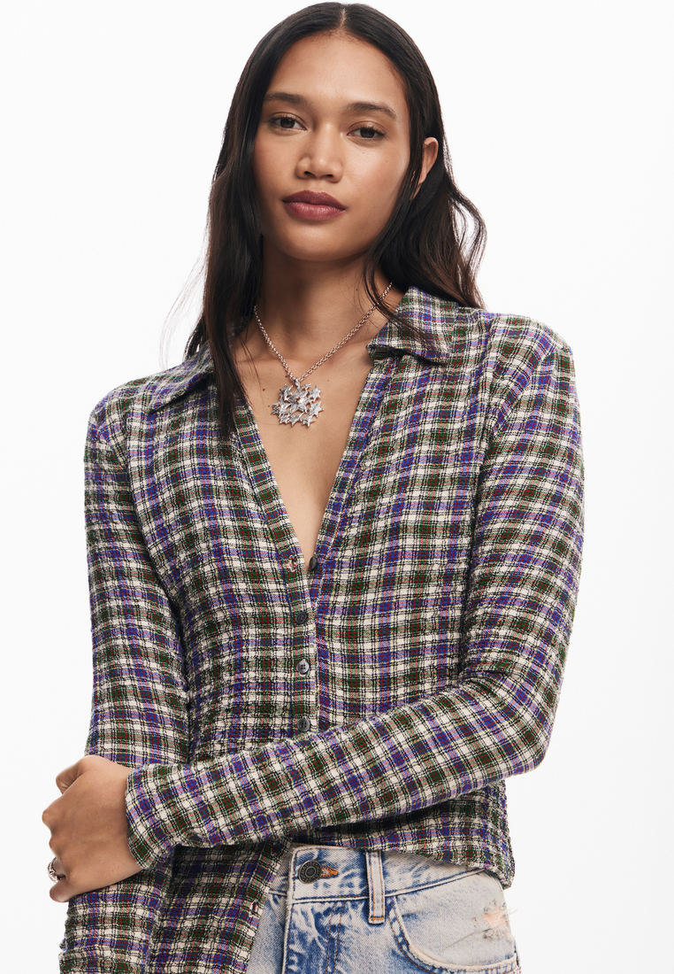 Desigual Desigual Woman Plaid shirt.