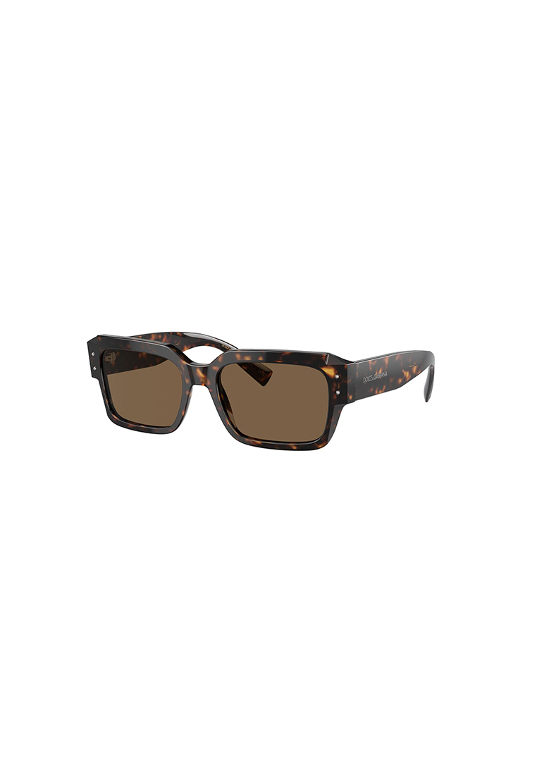 Dolce & Gabbana Men Square Frame Brown Sunglasses, UV Protection - DG4460F