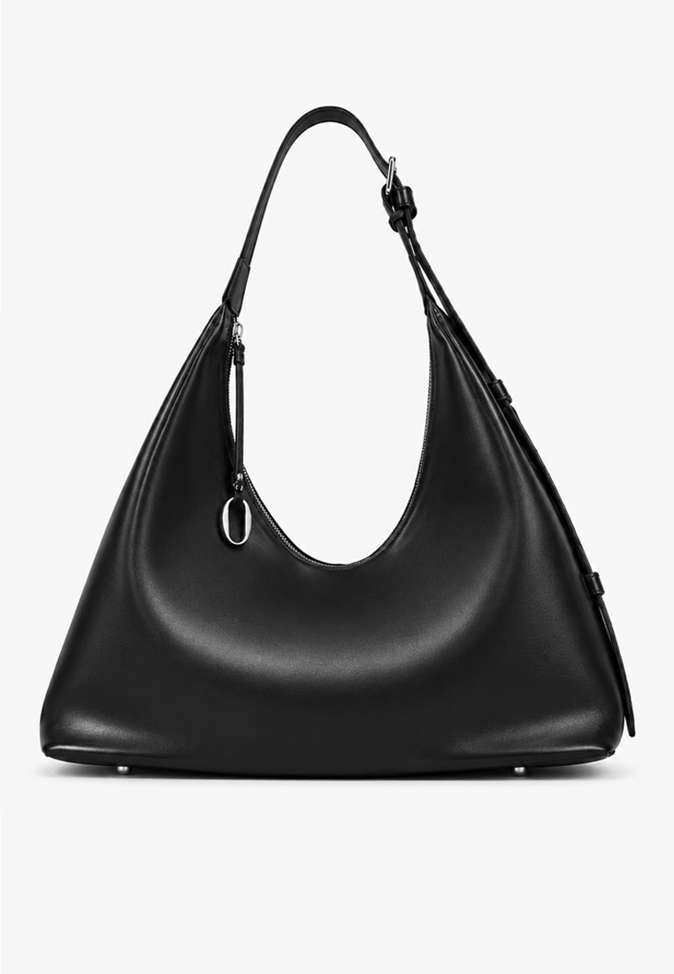 Dr. Cardin [10SEP LAUNCH] Dr Cardin Angular Tote Bag / Soft Suede / Faux Leather / Polka-dots design