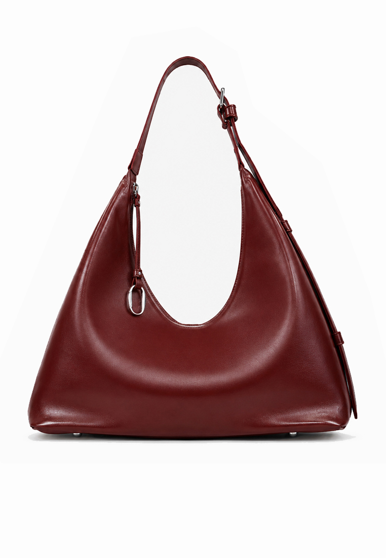Dr. Cardin [10SEP LAUNCH] Dr Cardin Angular Tote Bag / Soft Suede / Faux Leather / Polka-dots design