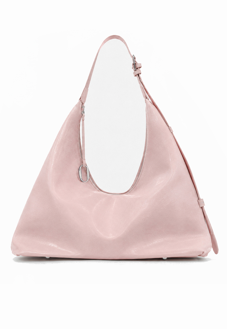 Dr. Cardin [10SEP LAUNCH] Dr Cardin Angular Tote Bag / Soft Suede / Faux Leather / Polka-dots design