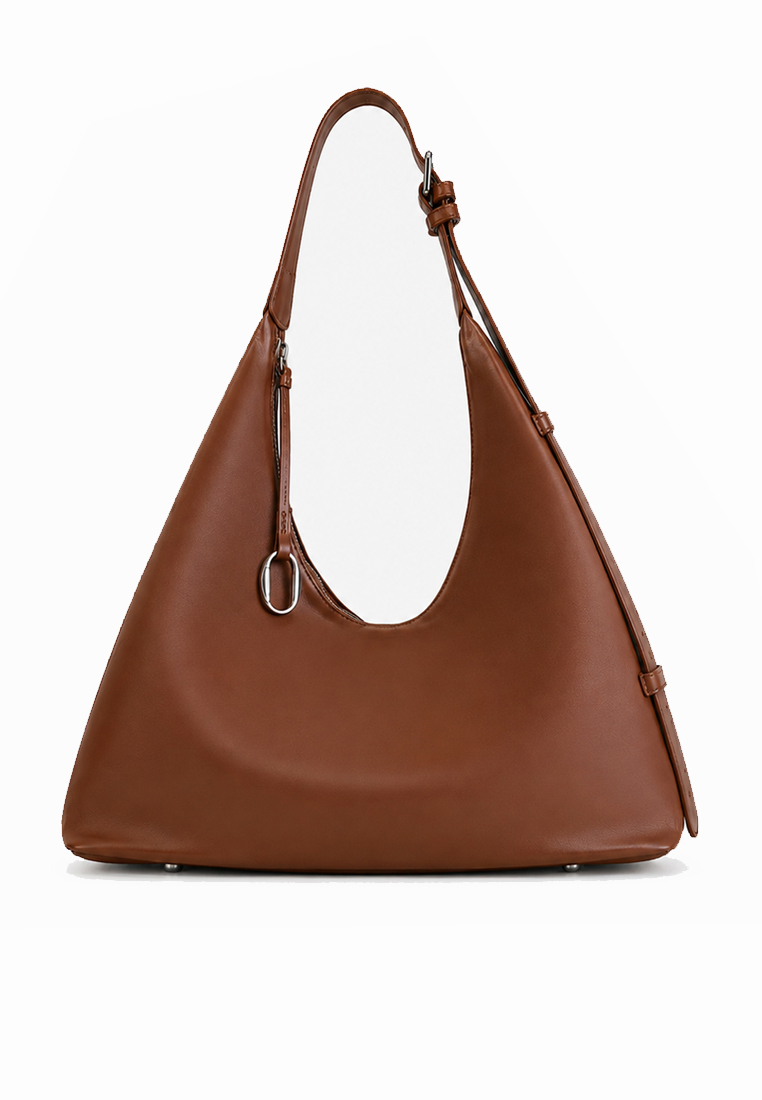Dr. Cardin [10SEP LAUNCH] Dr Cardin Angular Tote Bag / Soft Suede / Faux Leather / Polka-dots design