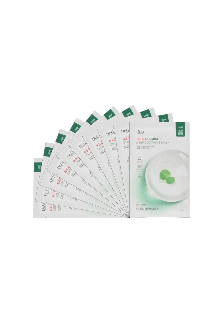 DR.G Dr.G R.E.D Blemish Deep Soothing Mask 10pcs