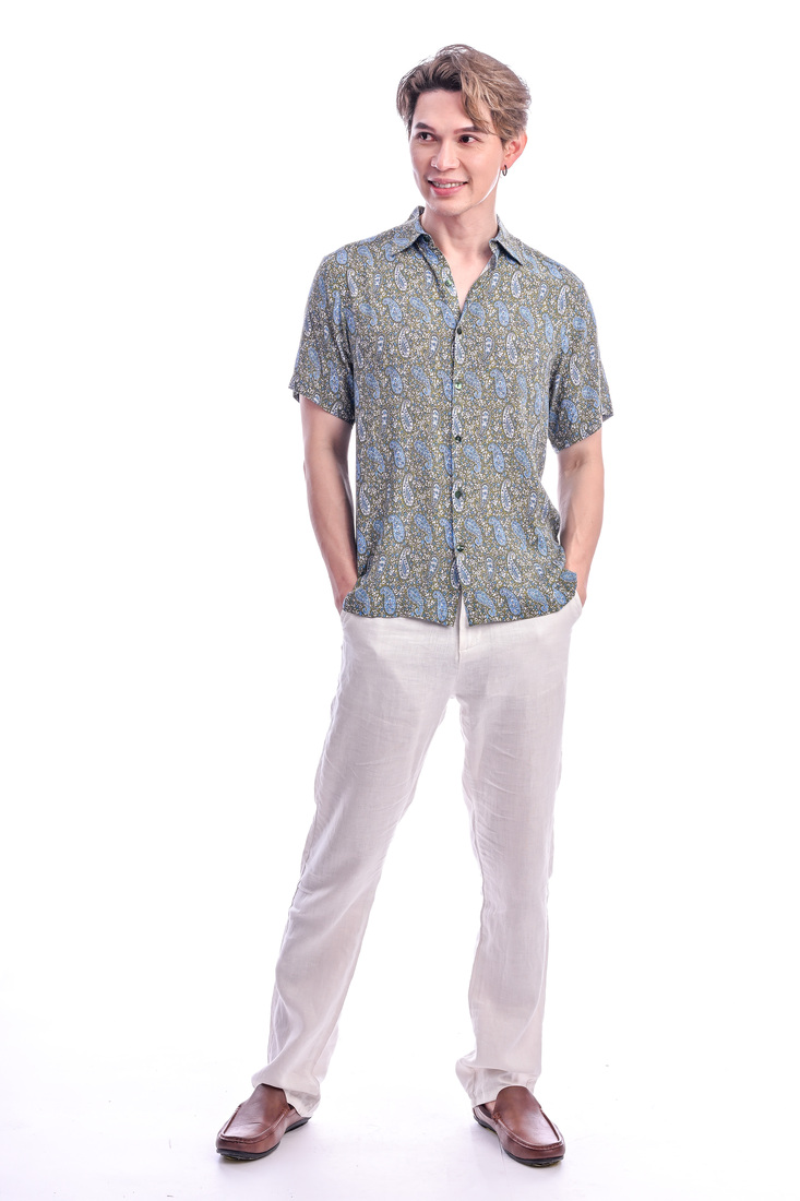 East India Company East India Company - Elyas Men Regular Fit Short Sleeve Shirt