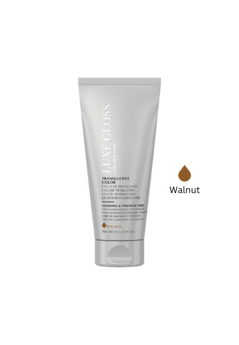 ECRU Ecru Luxe Gloss Translucent Color Walnut 200ml [ECR707]