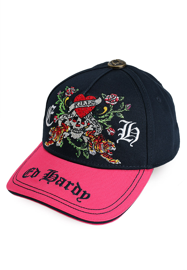Ed Hardy Iconic Skull Baseball - Cap