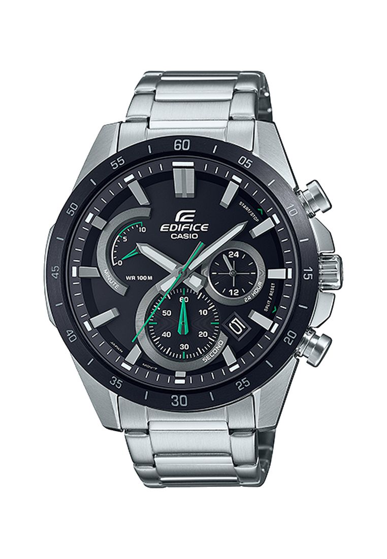 Casio EDIFICE EFV-640D-2AV Jam Tangan Lelaki Chronograph Kuarsa Stainless Steel