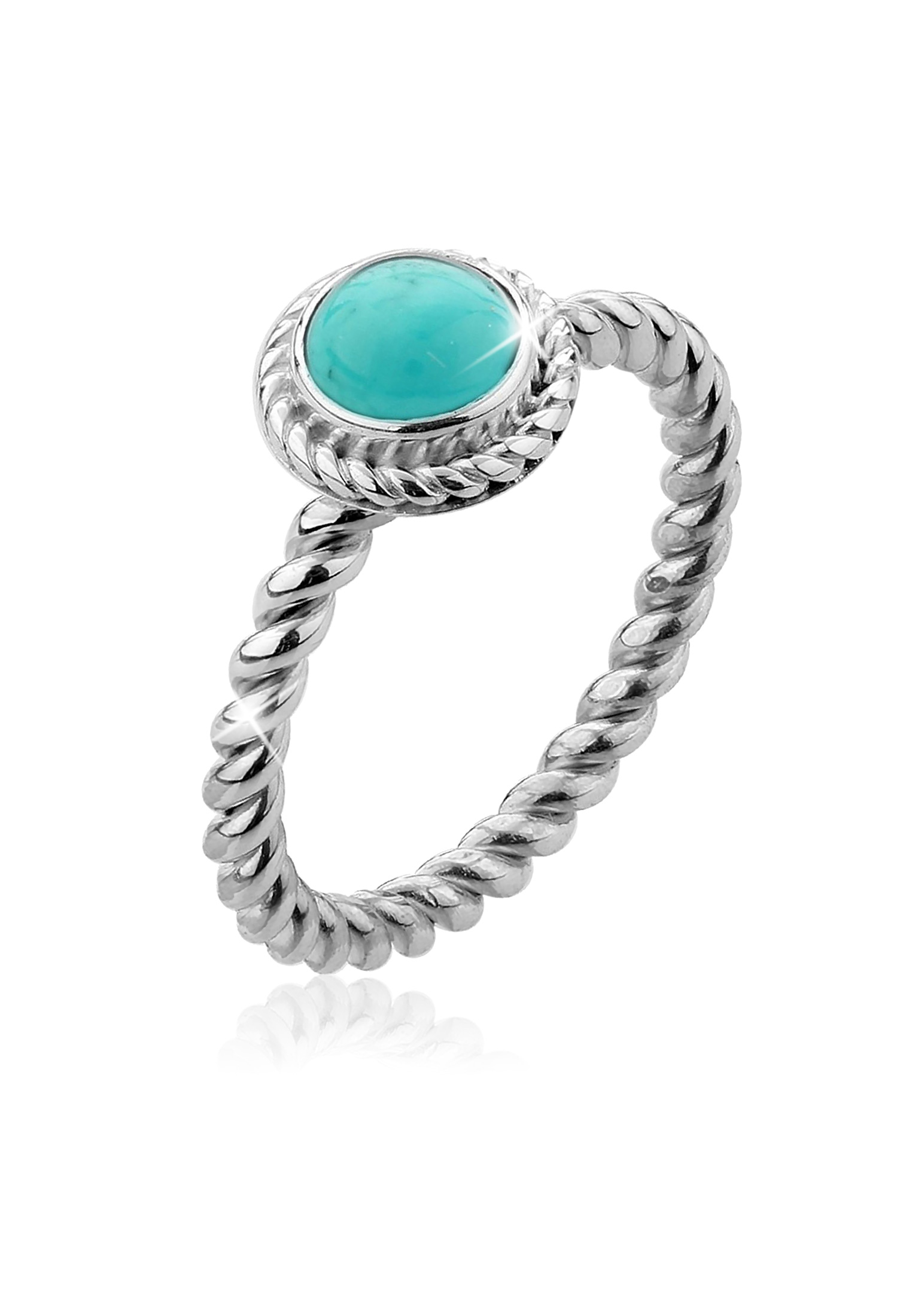 ELLI GERMANY Ring Birthstone Howlite